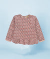 Floral Flutter Sleeve T-shirt