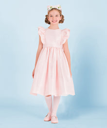  Ruffled Shoulder Party Dress | SIZE 3-4