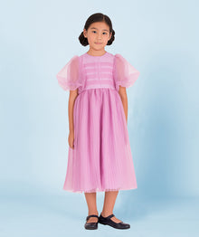  Balloon Sleeve Organza Dress | SIZE 3-4