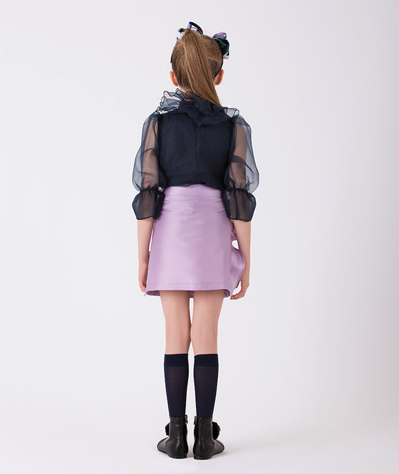 Lilac Ruffled Skirt