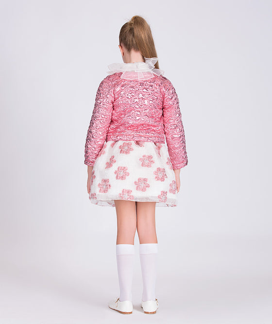 Jacquard Flower Skirt I SIZE 11-12