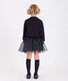 Tulle Glitter Navy Blue Skirt