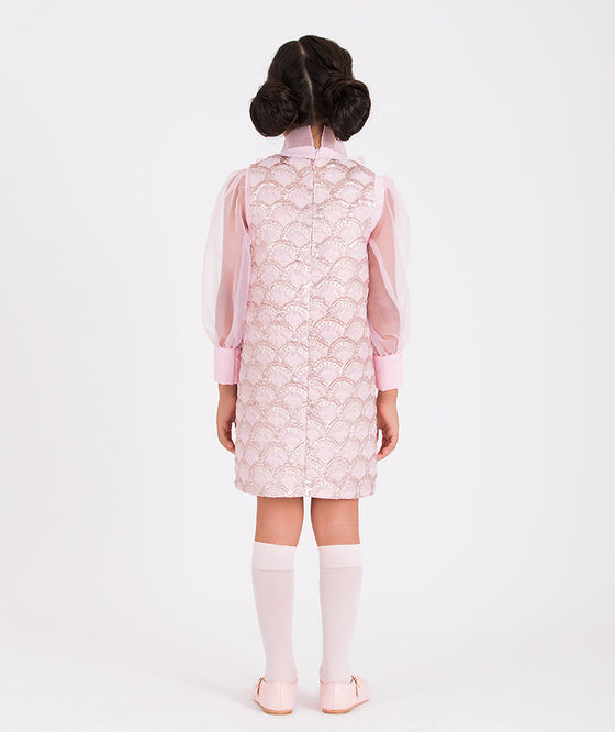 Rose Jacquard Dress