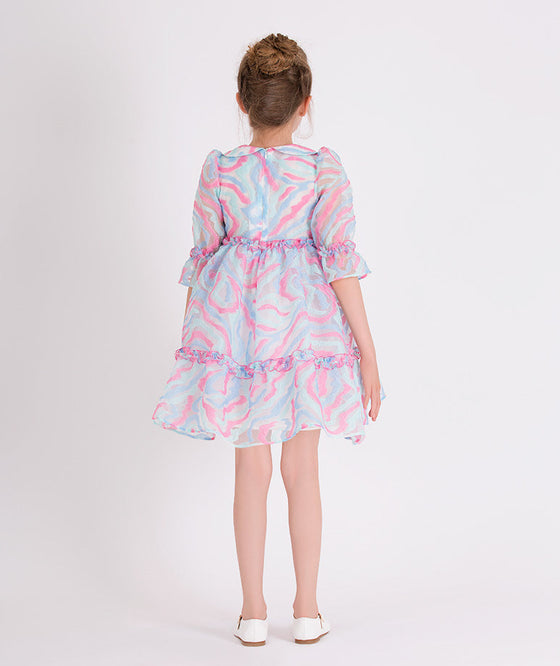 Colorful Organza Dress | SIZE 3-4