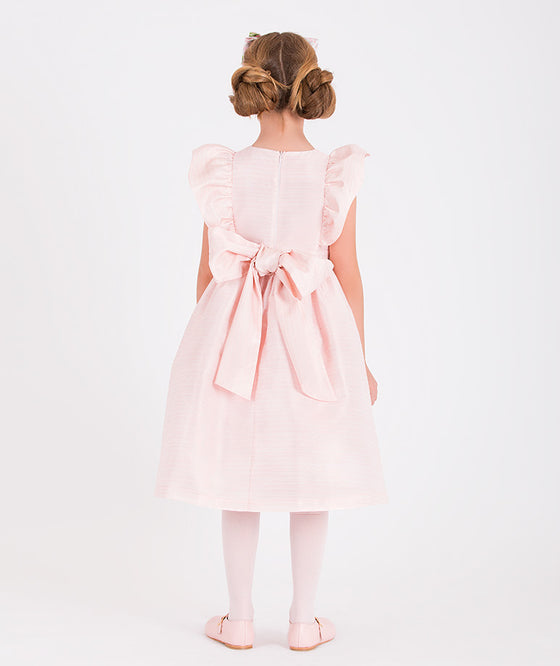 Ruffled Shoulder Party Dress | SIZE 3-4