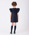 navy party dress for little girls