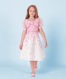 3D Rose Petals Skirt