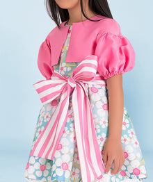  Balloon Sleeve Pink Bolero | SIZE 3-4