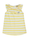 Yellow Striped Girl Dress