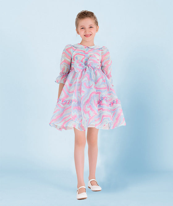 Colorful Organza Dress | SIZE 3-4
