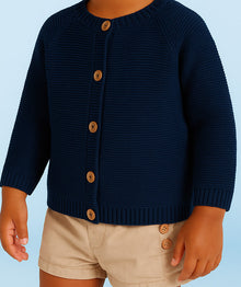  Navy Baby Boy Cardigan