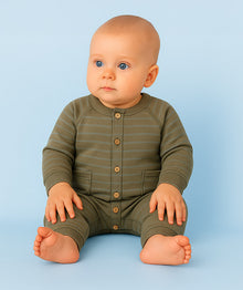  Striped Baby Boy Onesie