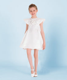 3D Rose Appliqué Dress | SIZE 3-4