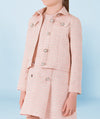 Powder Pink Tweed Jacket