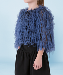  Blue Feathers Blouse