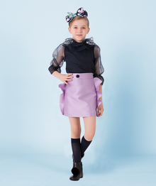  Lilac Ruffled Skirt