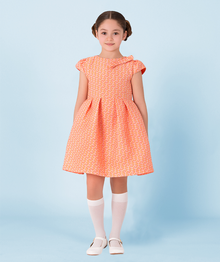  Coral Bow Dress
