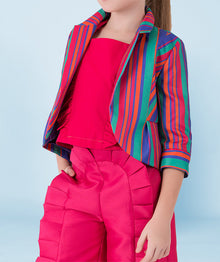  Colorful Striped Jacket