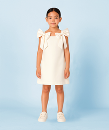  Bow Shoulder White Dress | SIZE 5-6
