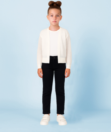  Textured Knit Cardigan | SIZE 5-6